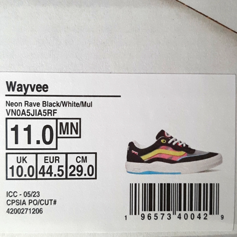 Vans Wayvee Neon Rave *NWT in Box* - Picture 10 of 10